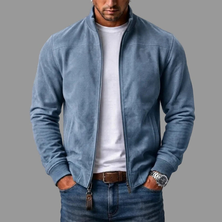Brayden - Bomber Jacke Aus Wildleder