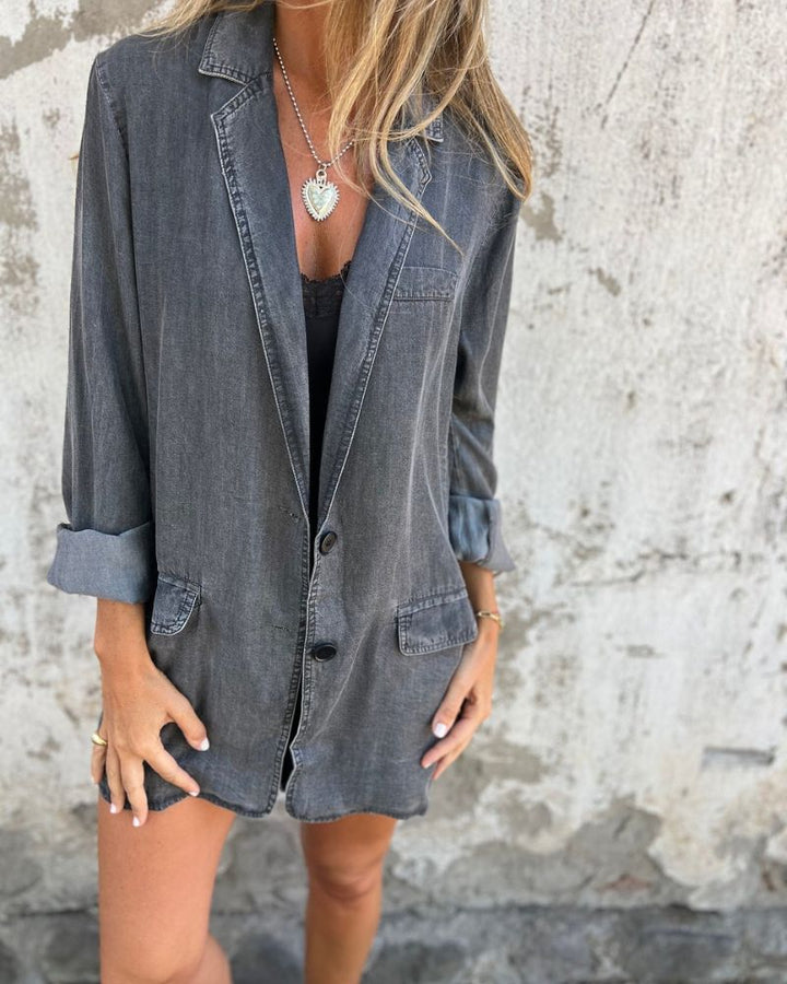 Romilda - Übergroße Denim Jacke