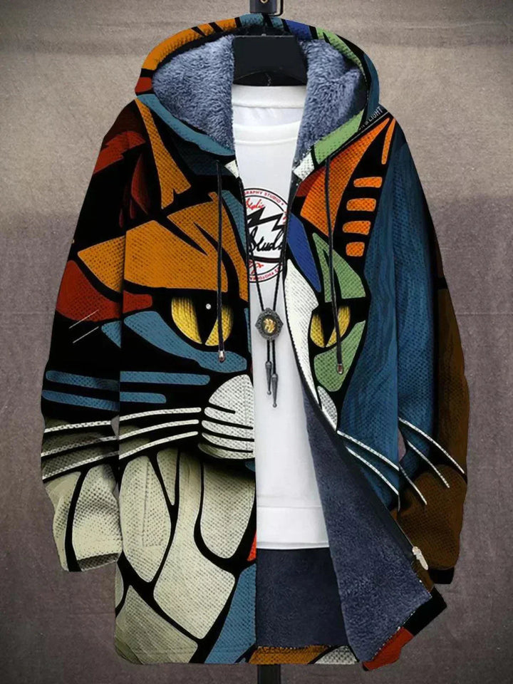 Bronte - Von der Kunst Inspirierter Luxus Strickjacke