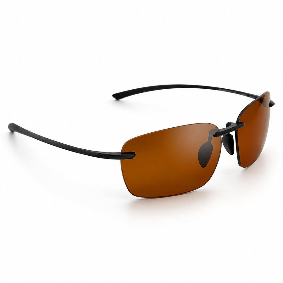 Zenvora – Moderne, Rahmenlose, Rechteckige Spiegel-sonnenbrille