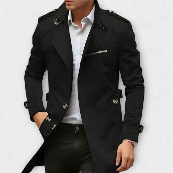 Ludovic - Bequeme Trenchjacke Mit Knöpfen