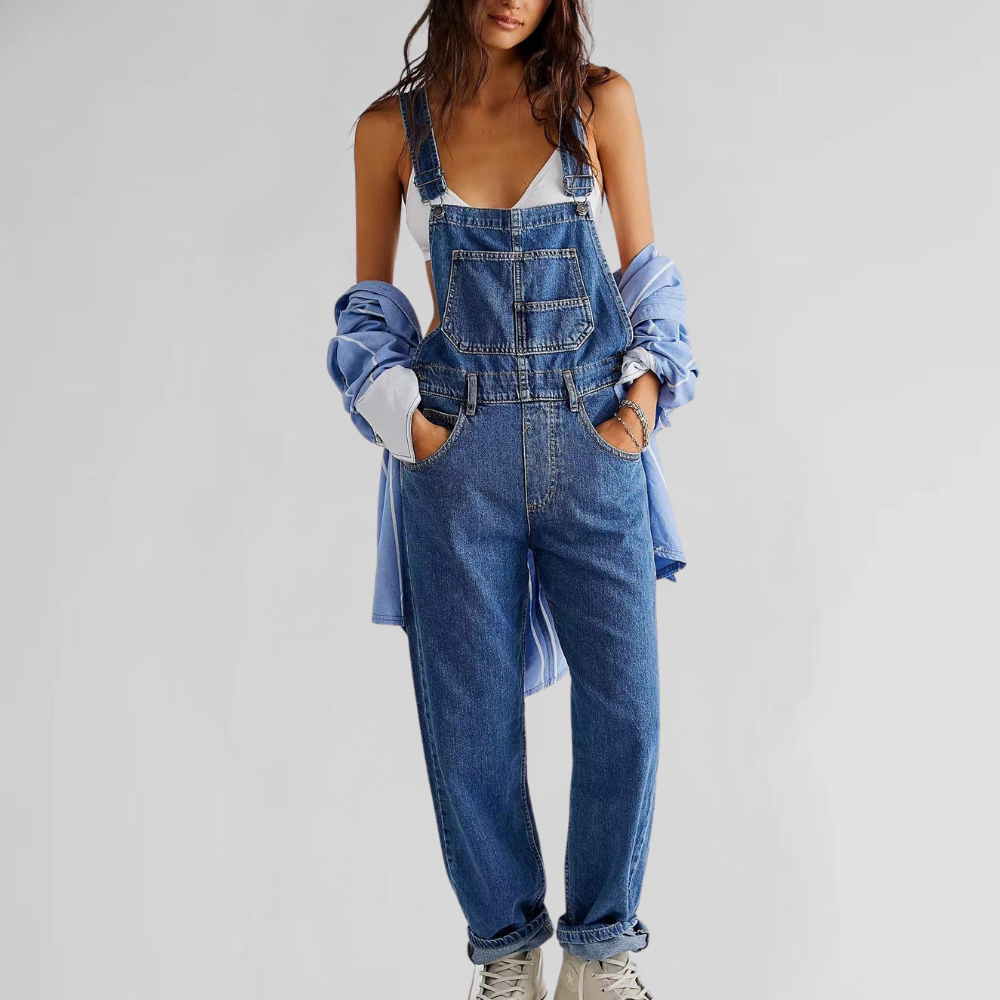 Jacqui – Stilvoller Jeansstoff Overall