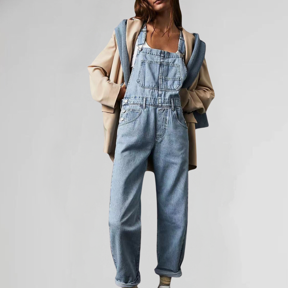 Jacqui – Stilvoller Jeansstoff Overall