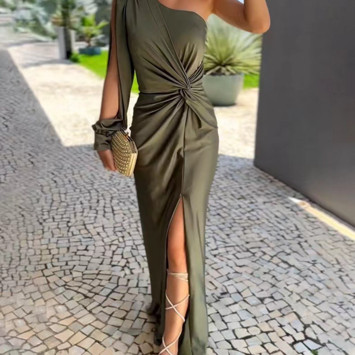 Nanette – Luxus Einer Schulter Kleid