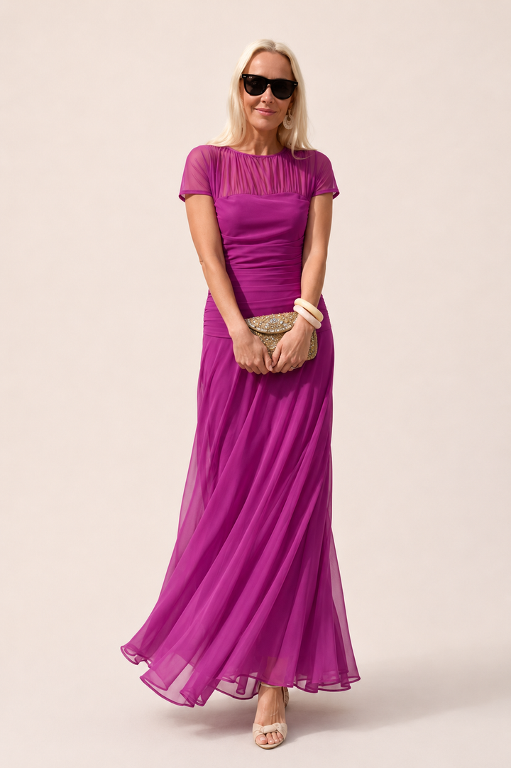 Lesliy – Elegantes Chiffonkleid