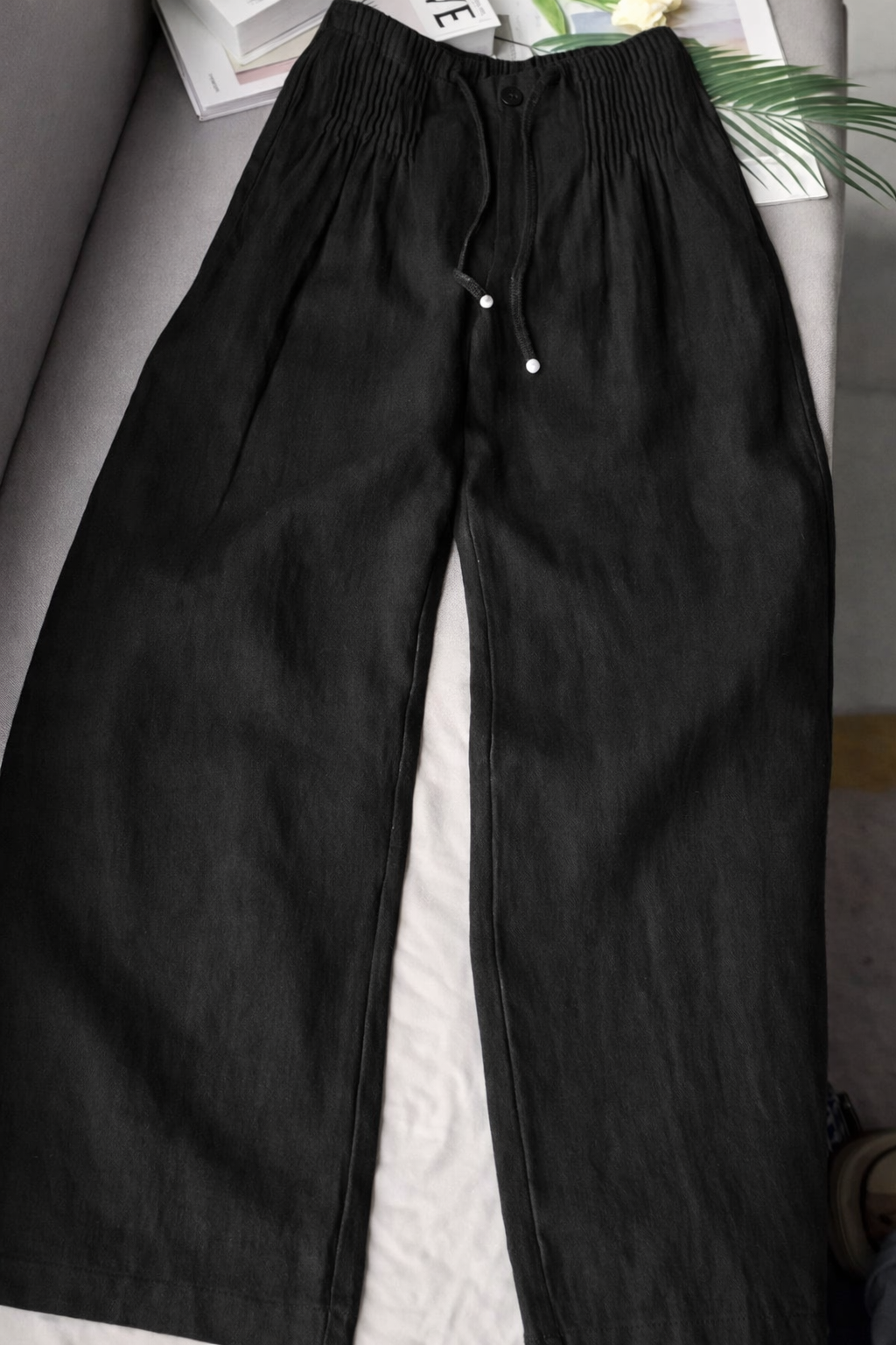 Kuupik – Weite Hose Aus Leinen