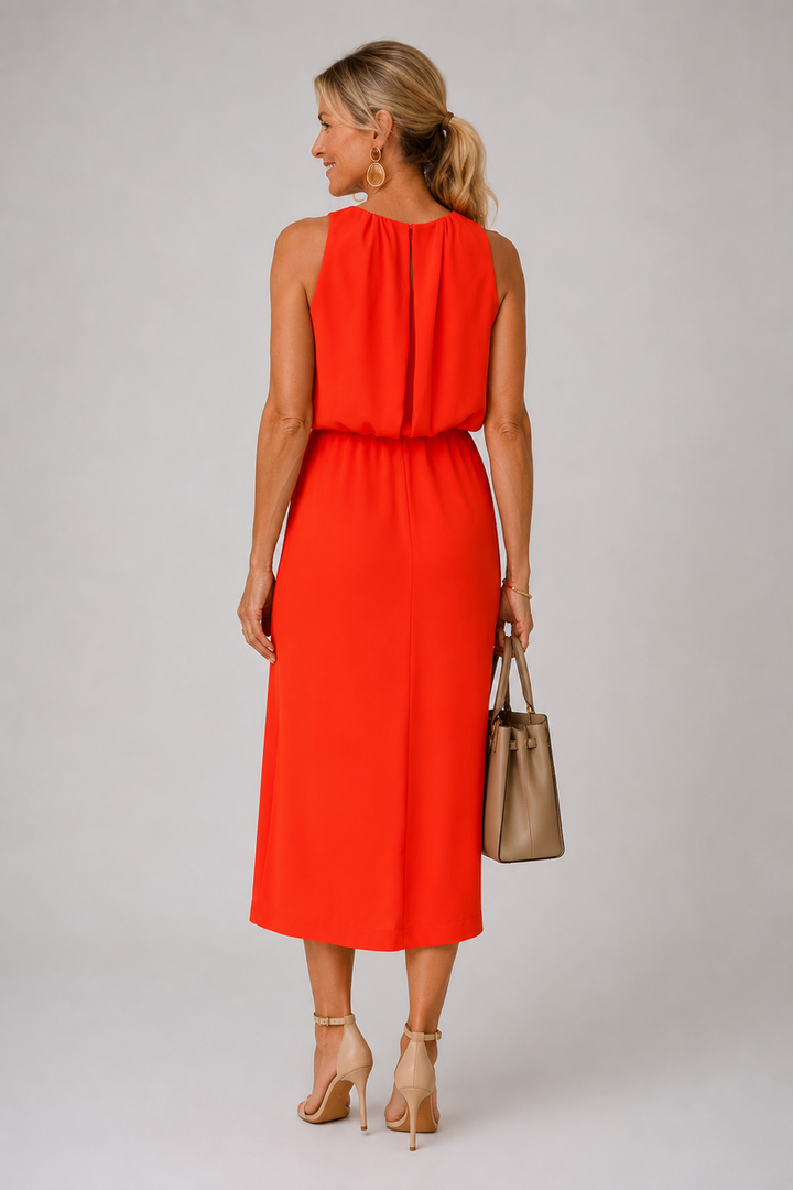 Antoinette – Middi Kleid Mit Seitenschlitz