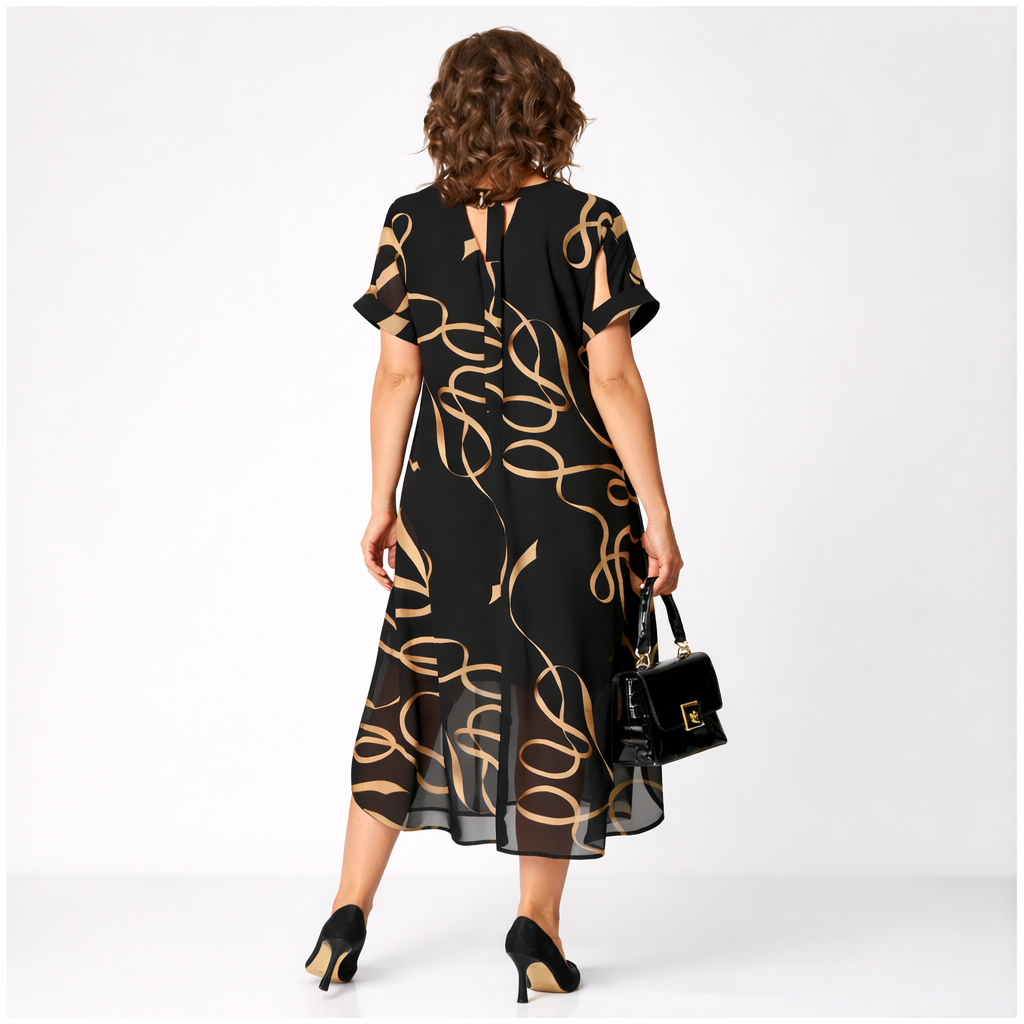 Pavla – Elegantes Kurzarm Kleid