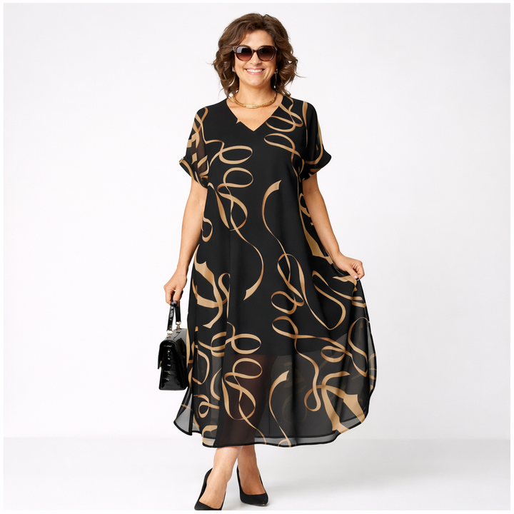 Pavla – Elegantes Kurzarm Kleid