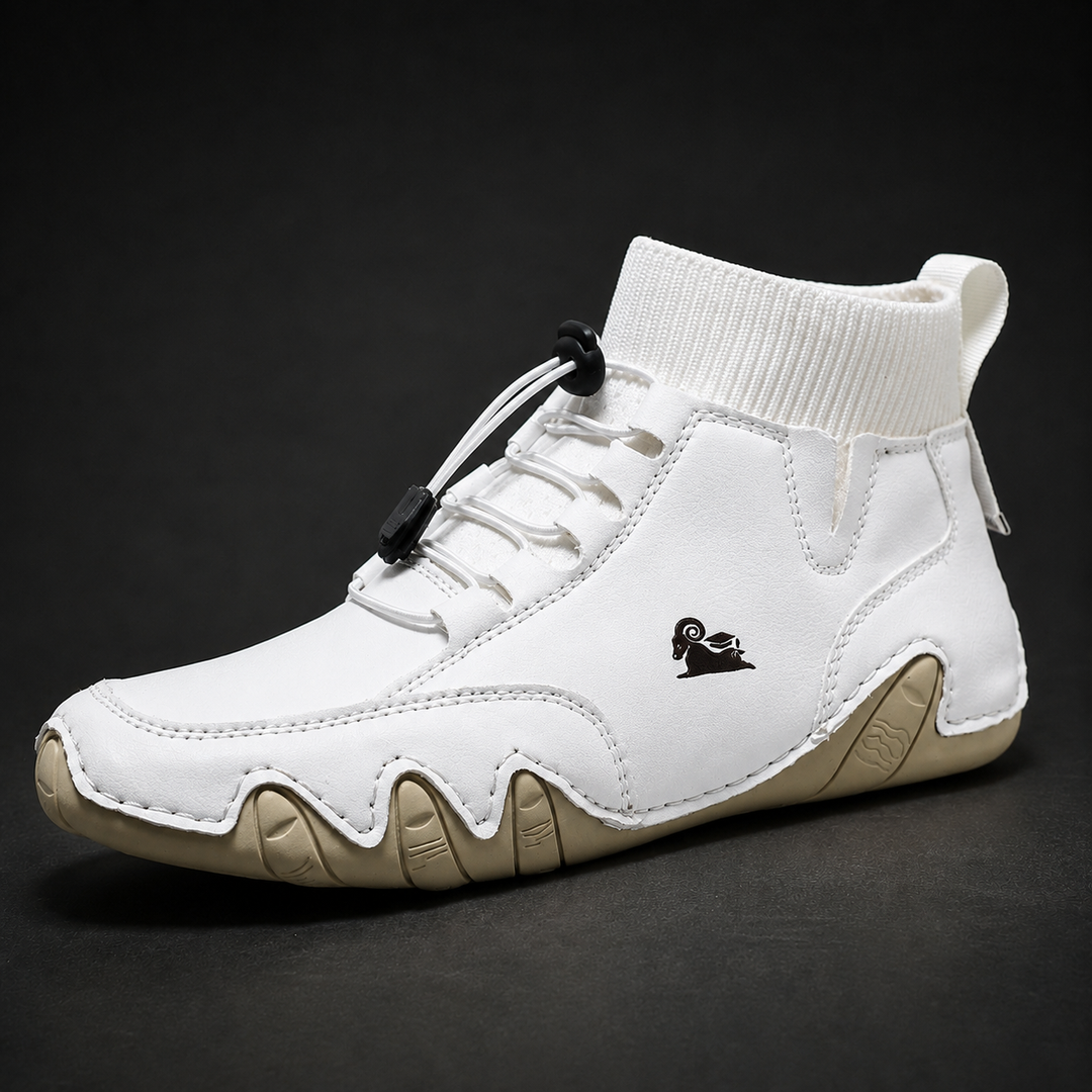 Tuncer – Turnschuh Aus Leder mit Schnürung