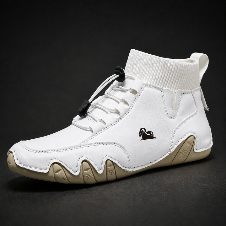 Tuncer – Turnschuh Aus Leder mit Schnürung