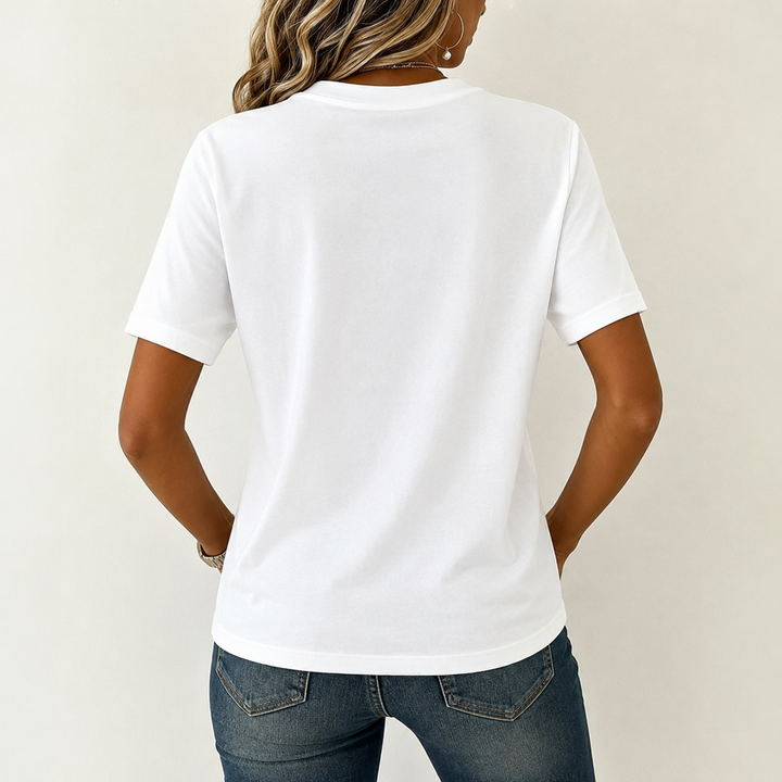Wilina – Lässiges T-Hemd Mit Blumenmuster