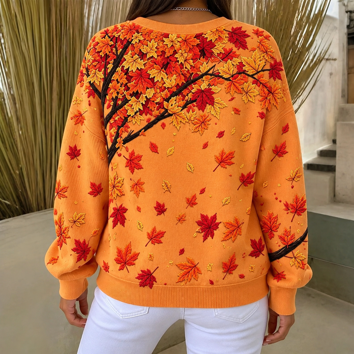 Jivina – Lässiges Sweatshirt Mit Katzen Motiv