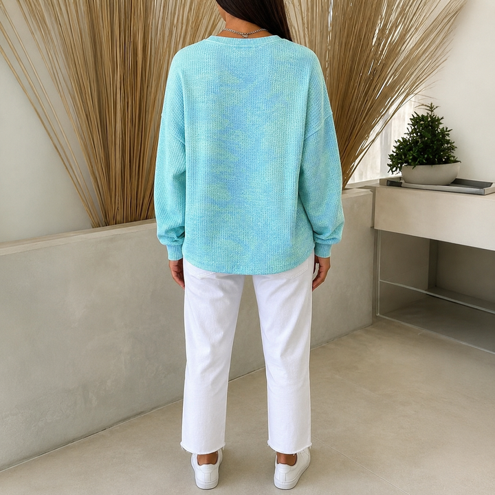 Jefina – Lässiges Vintage-Sweatshirt