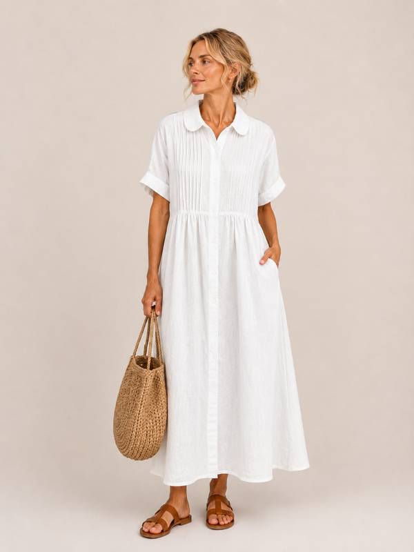 Anjali – Sommerhemd Midi Kleid