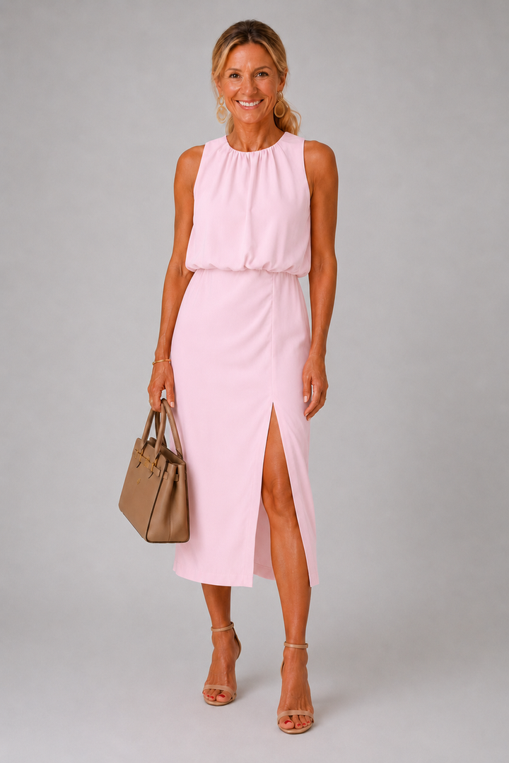 Antoinette – Middi Kleid Mit Seitenschlitz