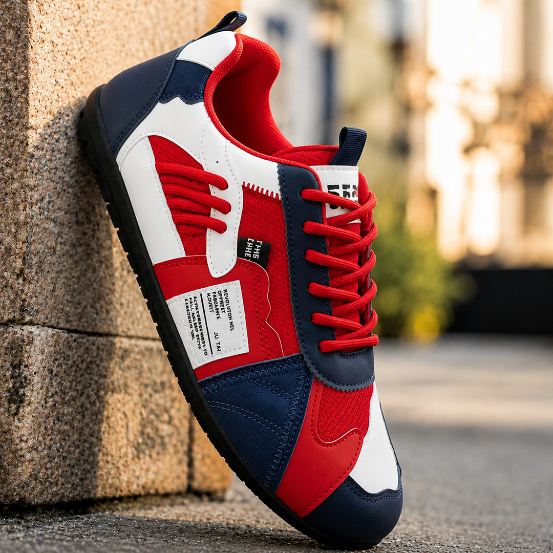 Reinders – Patchwork Turnschuh mit Schnürung