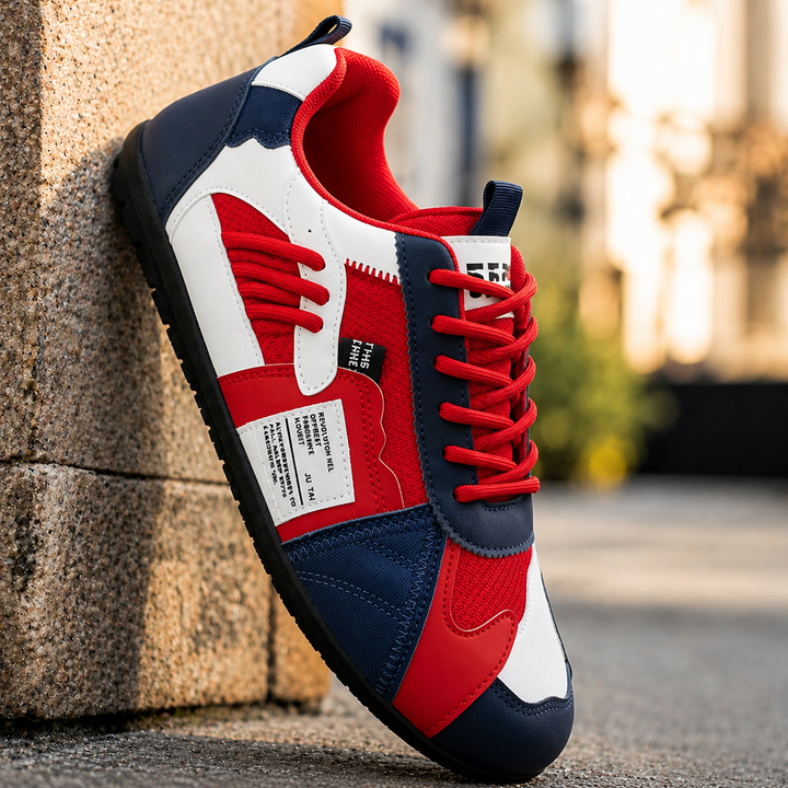 Reinders – Patchwork Turnschuh mit Schnürung