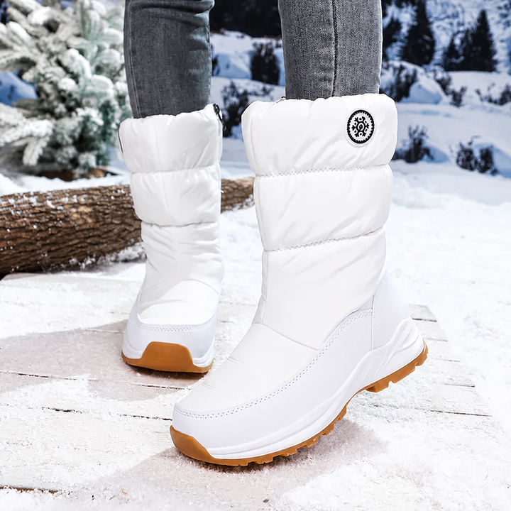 Muthoni - Hochwertiger Wadenhoher Winter Stiefel Für Den Schnee