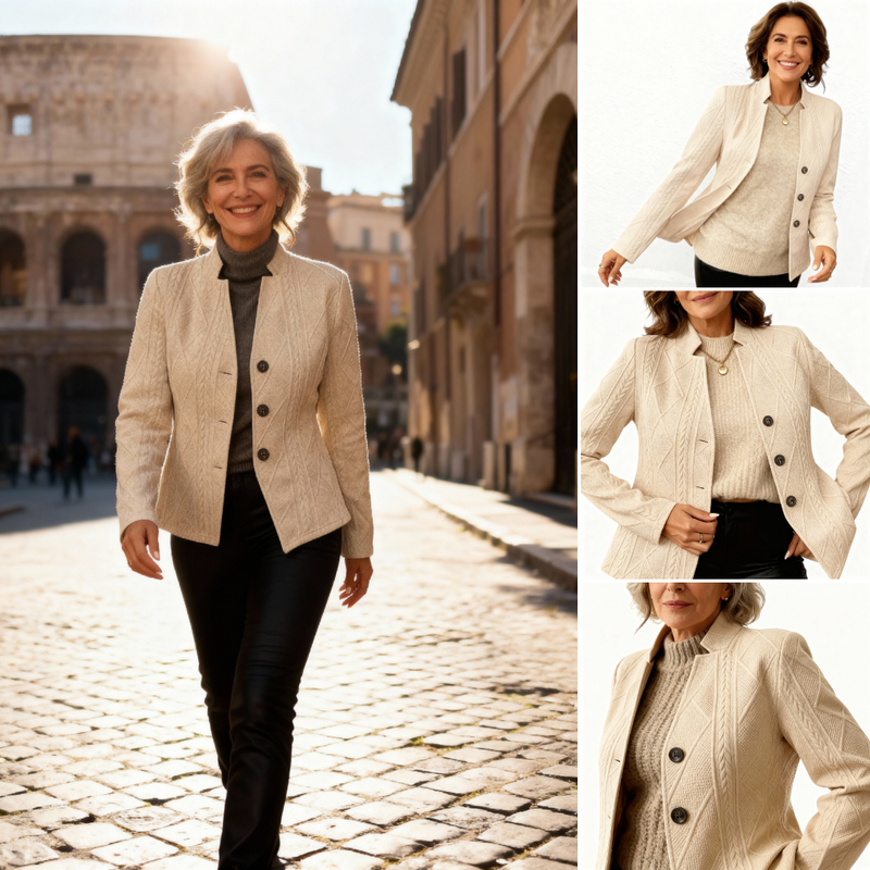 Berenice – Blazer Jacke Mit Knöpfen