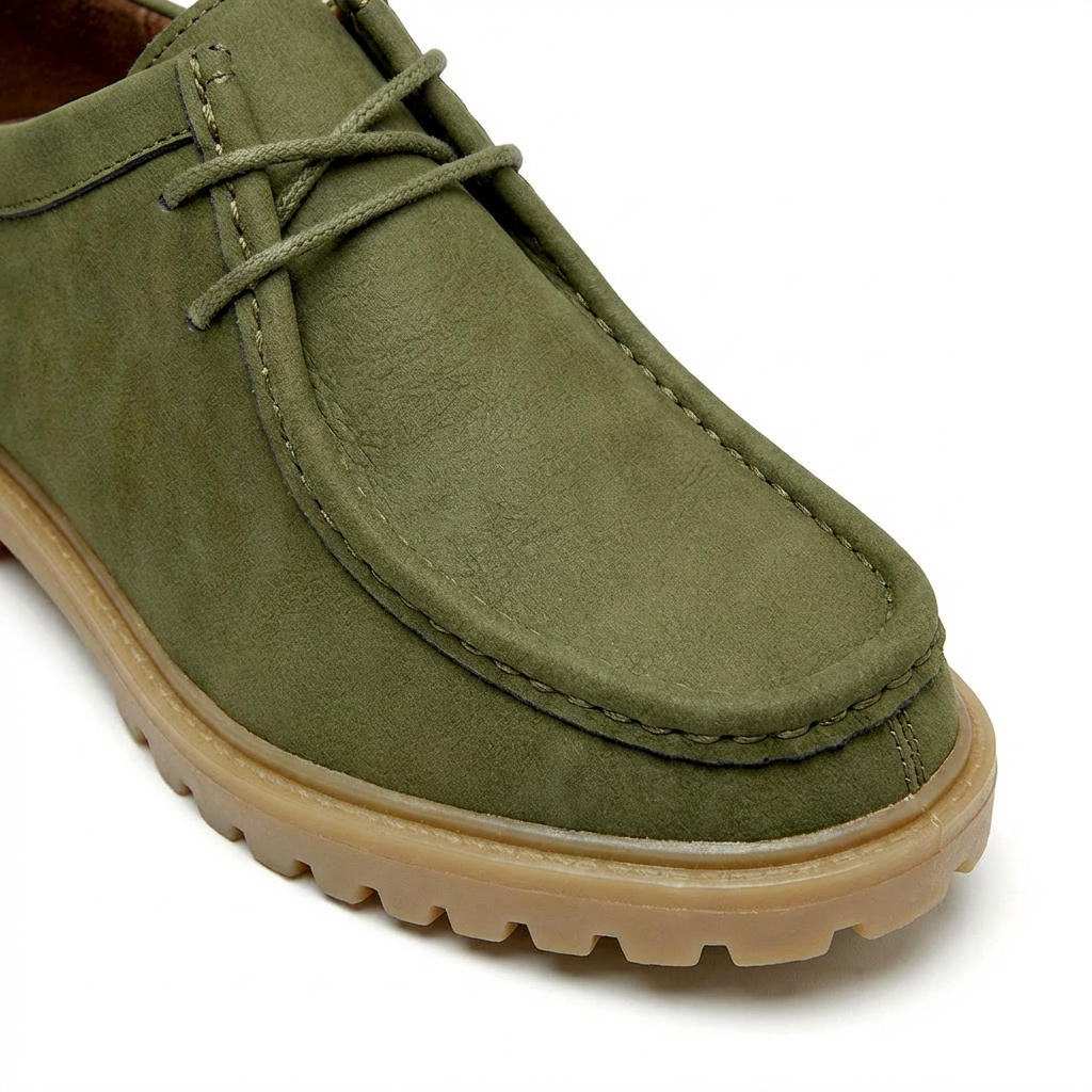 Jasson – Schnürschuhe Aus Wildleder mit Mokassin-Spitze