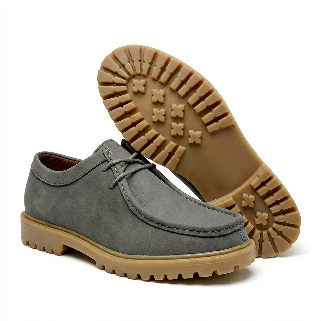 Jasson – Schnürschuhe Aus Wildleder mit Mokassin-Spitze