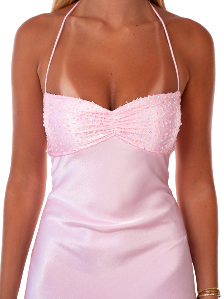 Nilysha – Elegantes, ärmelloses Maxikleid