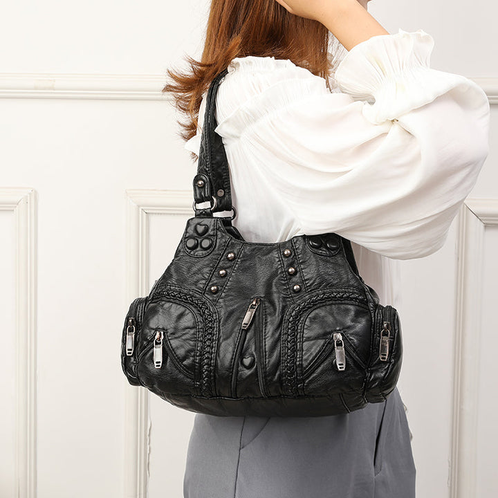 Alician – Boho-Tasche mit mehreren Reißverschlusstaschen