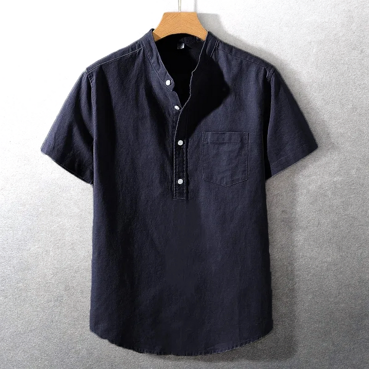 Sung - Hemd Aus Baumwollmischung