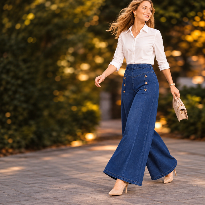 Miniza – Stretch-Jeans Mit Zierknöpfen