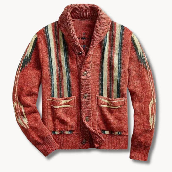 Jonnie – Bequeme Strick-Strickjacke im Schal-Stil
