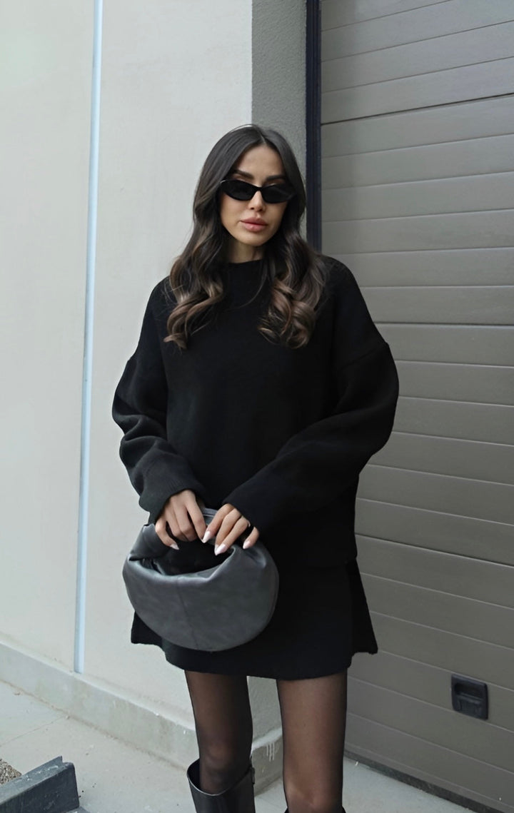 Raphaella - Strick Pullover Und Rock Im Set