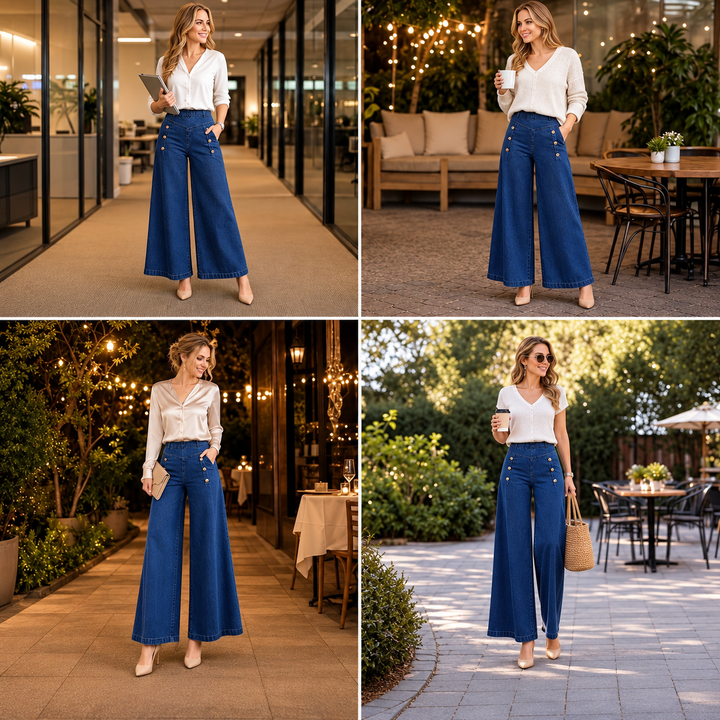 Miniza – Stretch-Jeans Mit Zierknöpfen