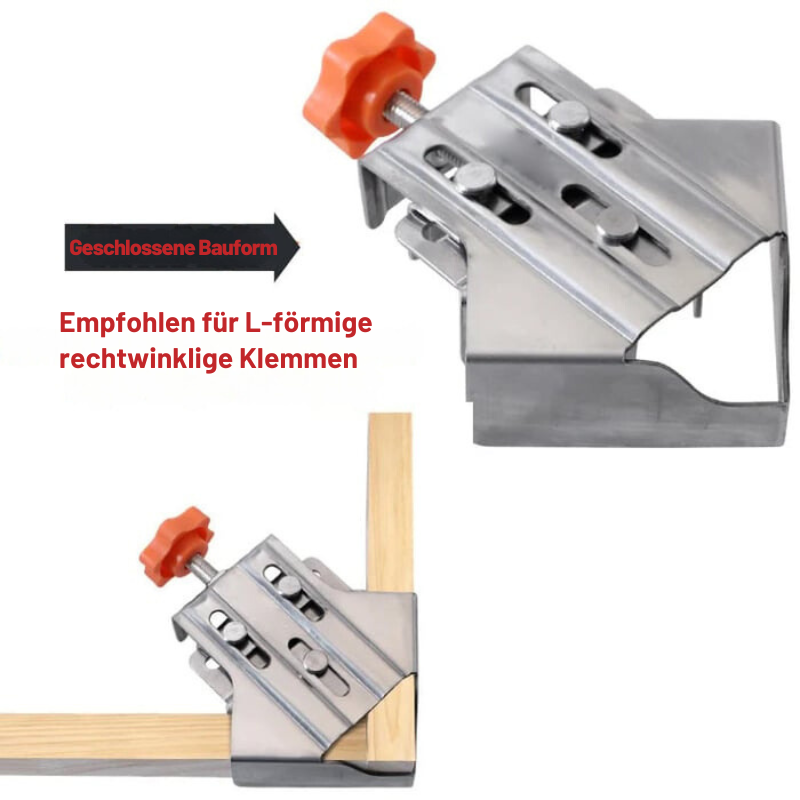 ClampMaster – Mehrzweck-Edelstahl 90° Eckklemme