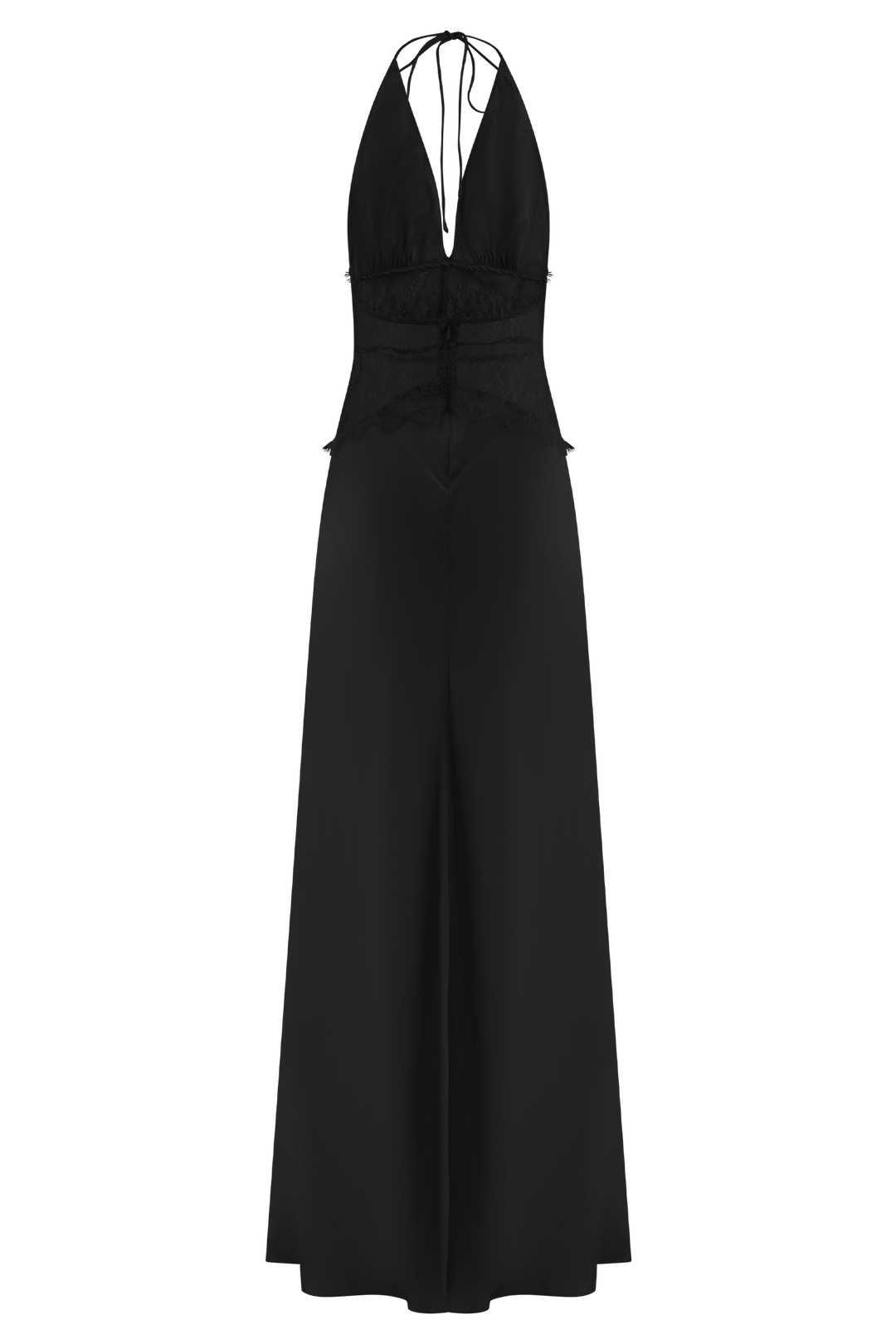 Mayreen – Luxuriöses Kleid Aus Spitze Und Satin