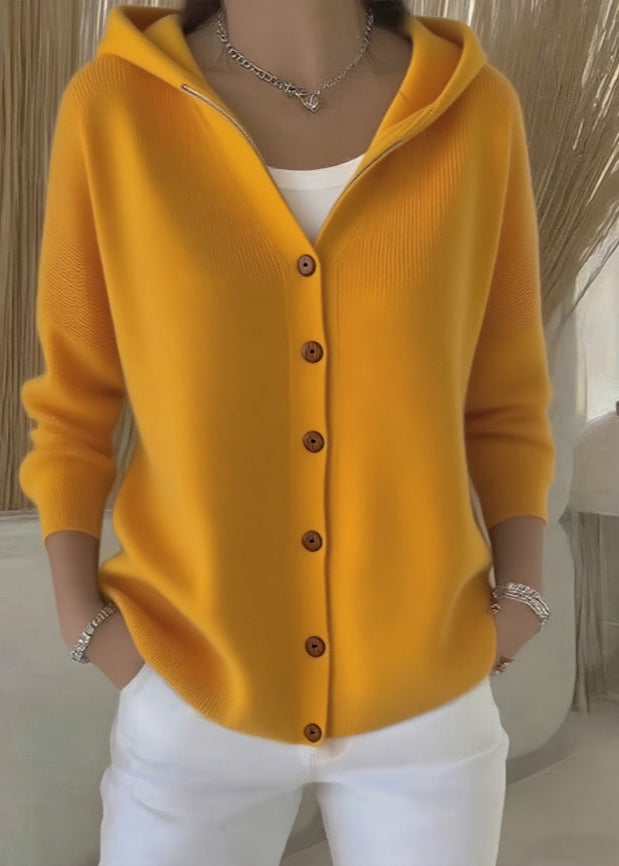 Kaley - Eleganter Strickjacke Mit Langen Ärmeln
