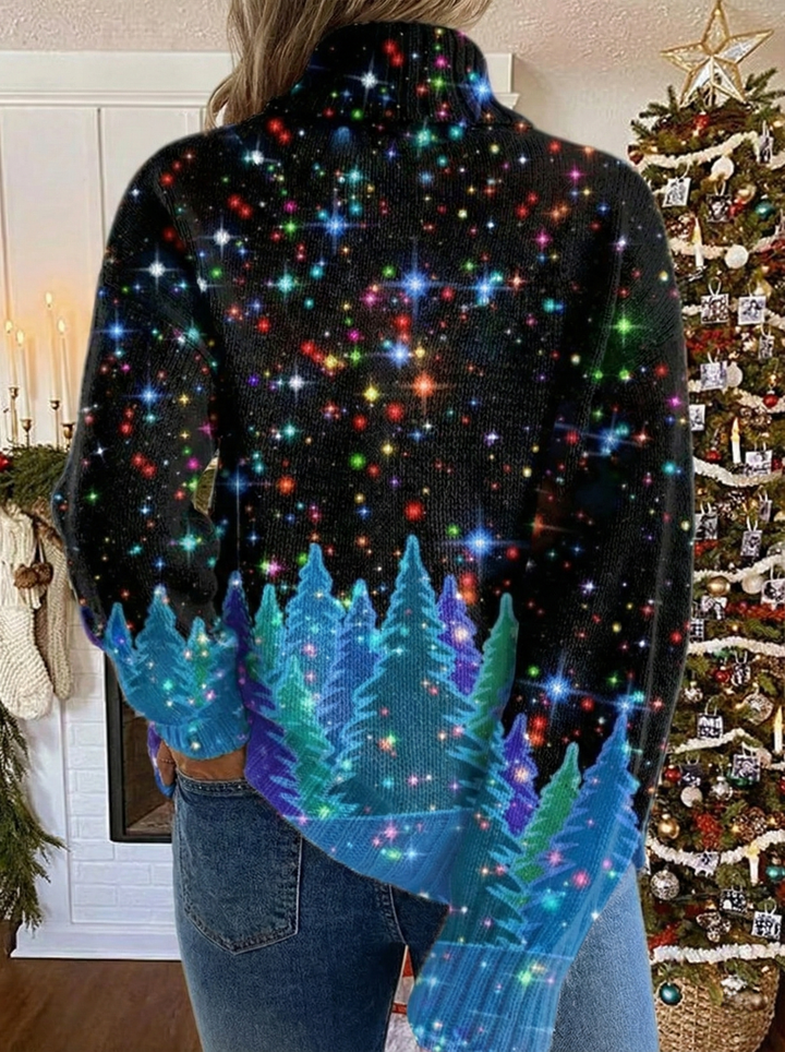 Helda – Weihnachtspullover Mit Sternenprint
