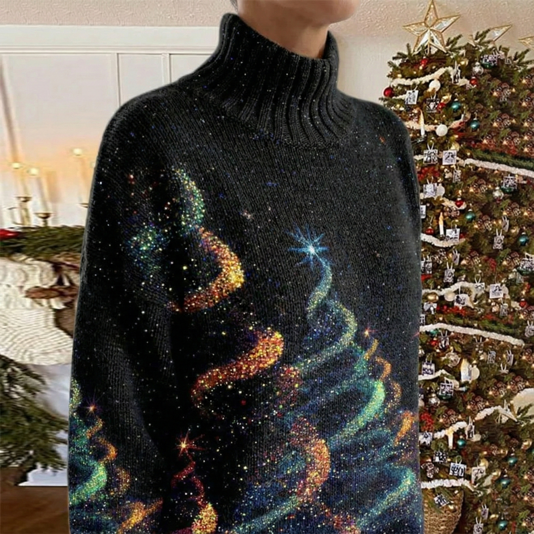 Helda – Weihnachtspullover Mit Sternenprint