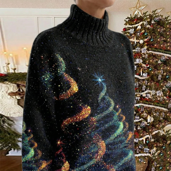 Helda – Weihnachtspullover Mit Sternenprint