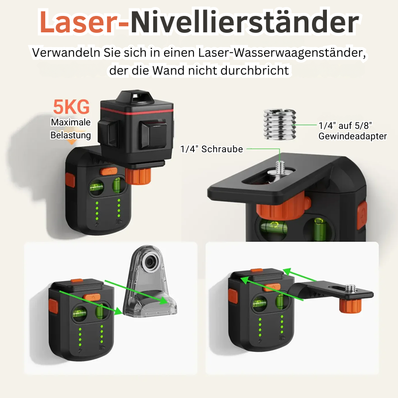 LaserAlign – Laser Nivellier Master Kit Werkzeuge