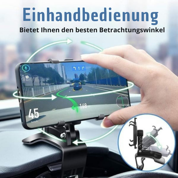 DriveHold – Multifunktionale Handyhalterung fürs Armaturenbrett