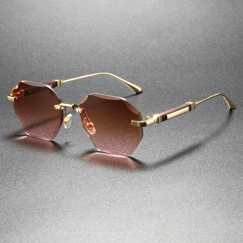 Author  – Hexa Rimless Sonnenbrillen