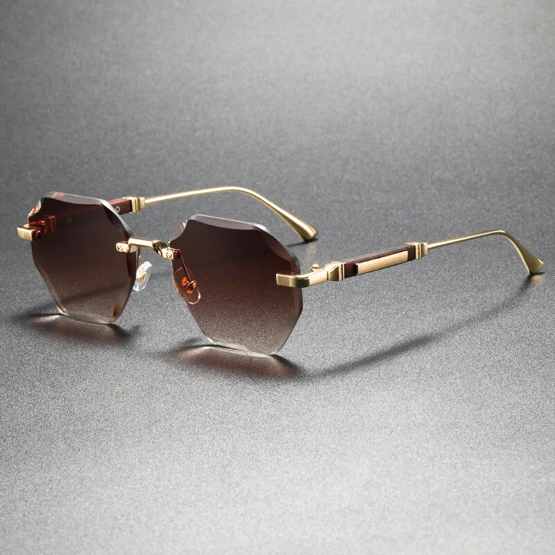 Author  – Hexa Rimless Sonnenbrillen