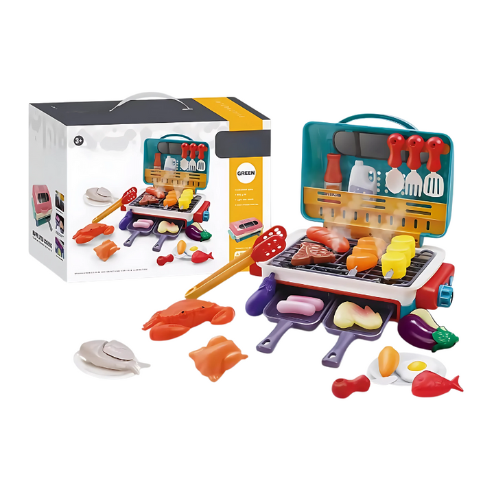 GrillMagic – Hochwertiges Grillspielset mit Farbwechselnden Lebensmitteln