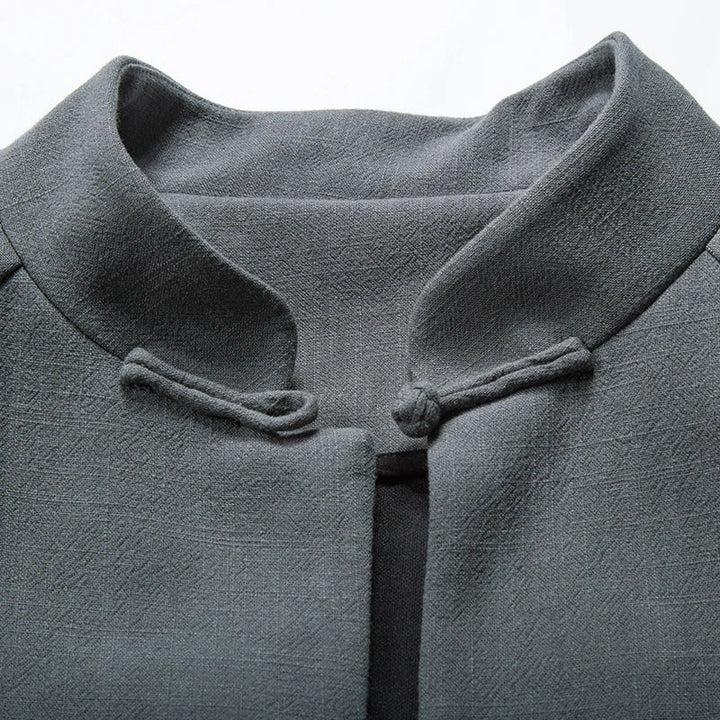 Nahim - Klassische Und Lange Windbreaker Jacke