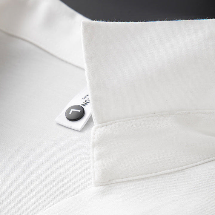 Jeorge - Elegantes Polohemd Aus Baumwolle Und Seide