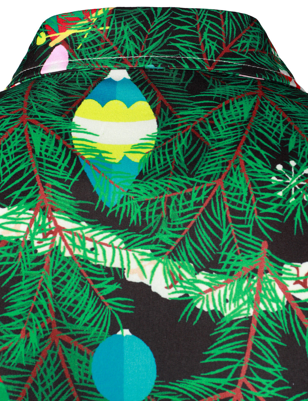 Gason - Men's Christmas Tree Camo Print Regular Fit Fun Outfit Themed Top Long Sleeve Shirt