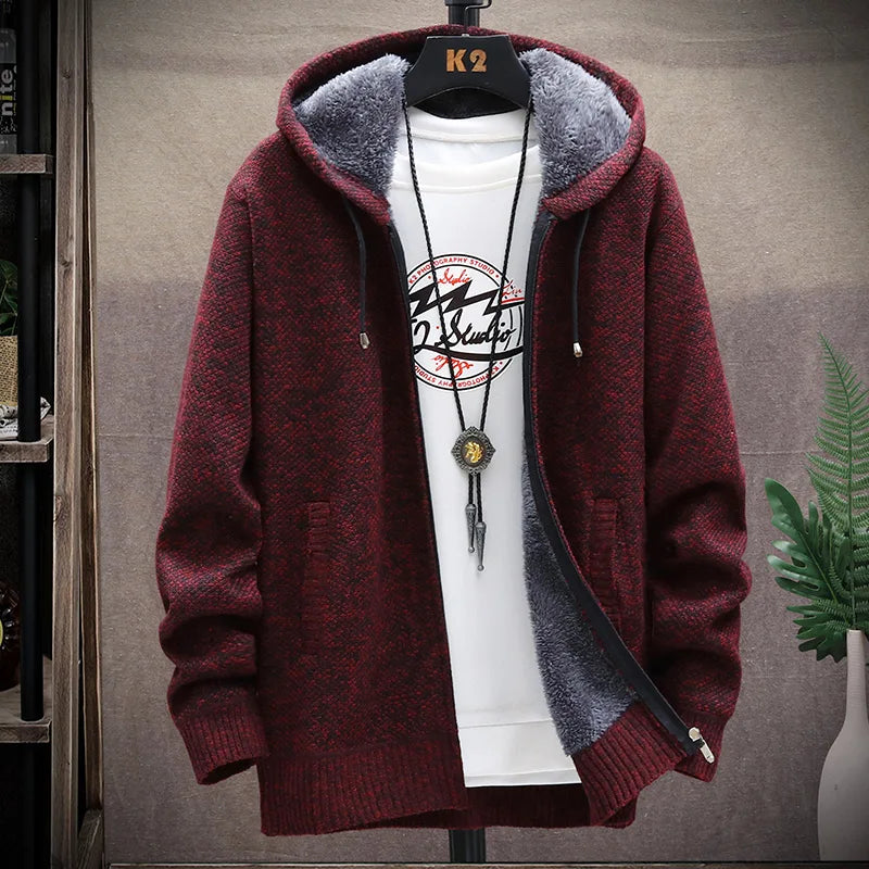 Basileus – Warme Winter Strickjacke
