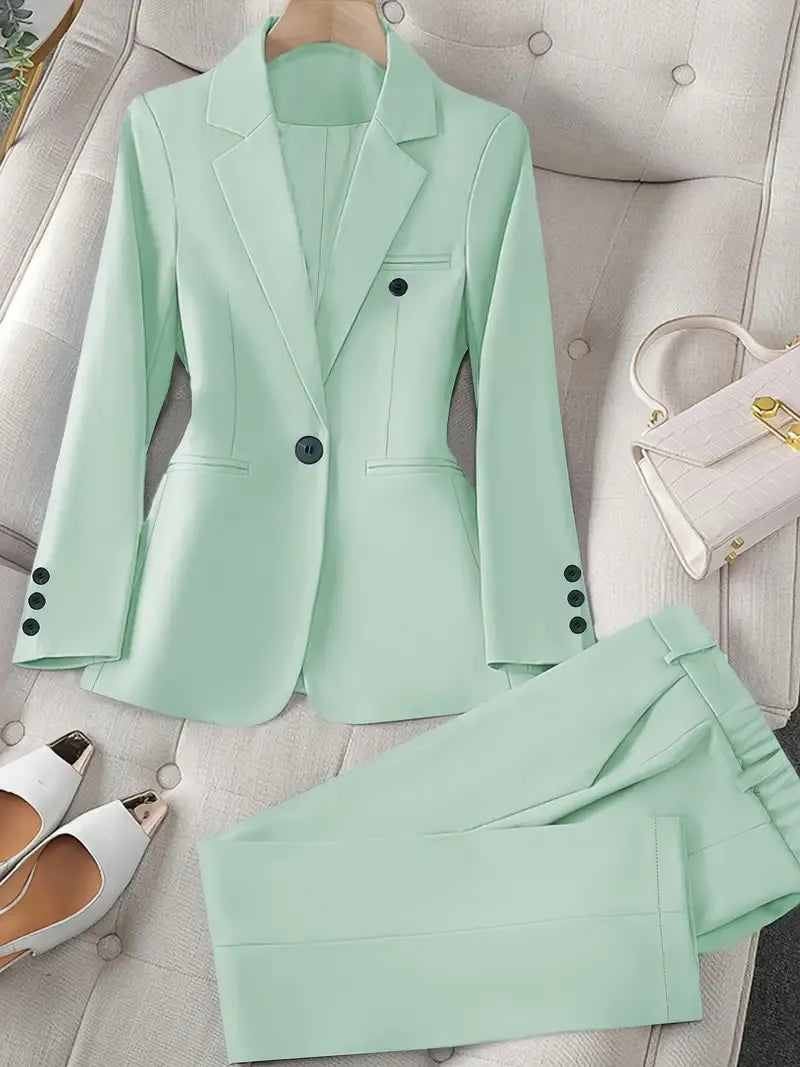 Tazmin – Eleganter Hosenanzug Mit Jacke
