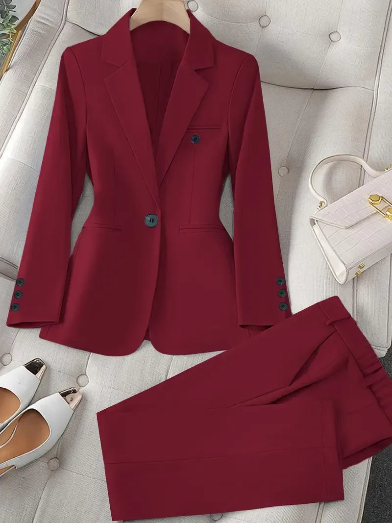 Tazmin – Eleganter Hosenanzug Mit Jacke